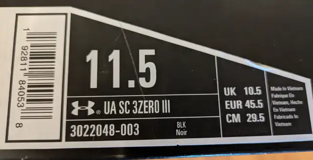 Steph Curry 3Zero basketball shoes in Basketball in Calgary - Image 5