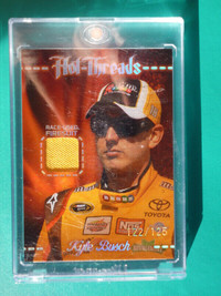 Kyle Busch 2010 Nascar Hot Threads race used fire suit card