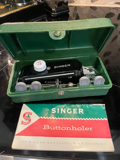 singer buttonhole maker Vtg, View more