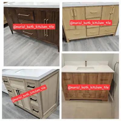 PRICE DEPENDS ON WHAT YOU CHOOSE NOT EVERY THING IS ONE PRICE Bathroom vanity Modern vanities Floati...