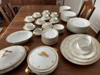Antique T. Haviland Limoges Schleiger – 70 pc dinnerware set
