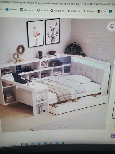 lit à  3 cotés, View more