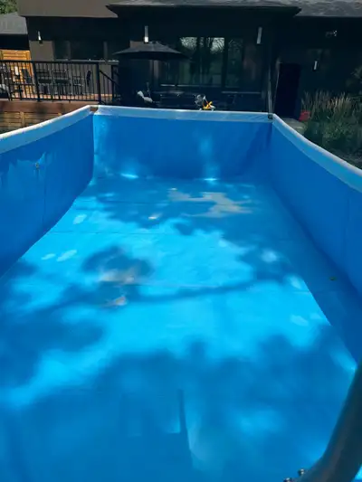 Coleman 22x12 rectangular pool Perfect for the summer Comes with: -pump -skimmer -cleaning robot -ba...