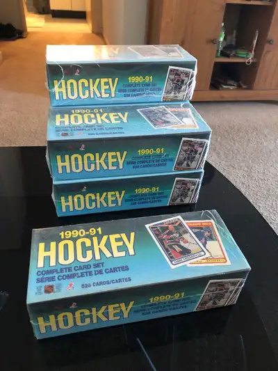 1990 OPC hockey set factory sealed in mint condition, View more