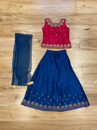 Toddler girl gagra choli, Indian clothing, wedding wear