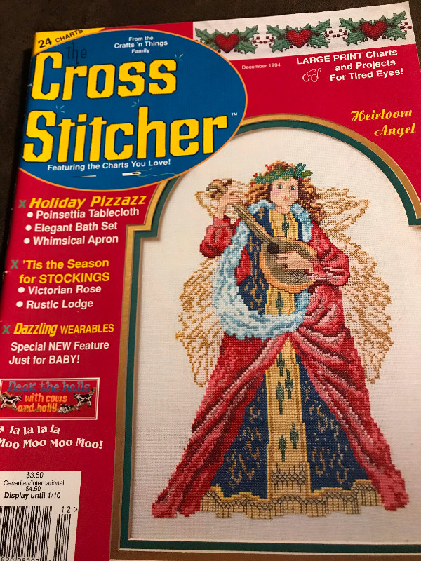 Vintage Cross Stitch Magazine- Manotick in Magazines in Ottawa