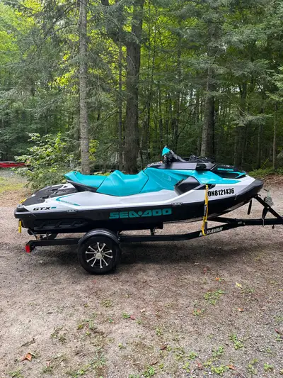 2022 Sea-Doo GTX pro – with trailer and cover… Muskoka Clean, fast, and ready for the lake! ✅ 130 HP...