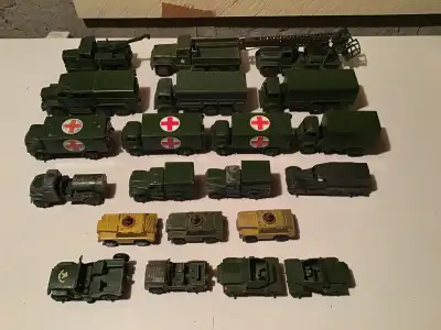 From the 1950’s to 1970’s…..All made from die cast metal… combination of played with and others as d...