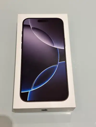 iPhone 16 Pro Max 512GB, Brand New, Sealed, Black Titanium, View more