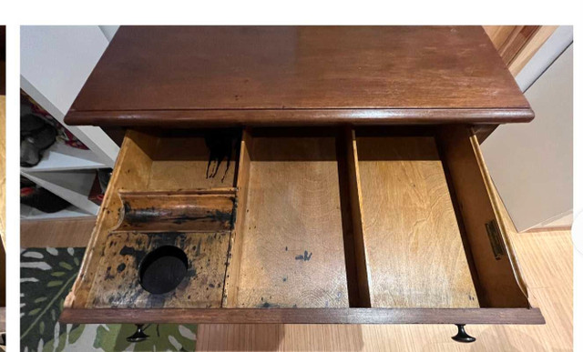 Vintage solid wood desk with drawer  in Desks in Guelph