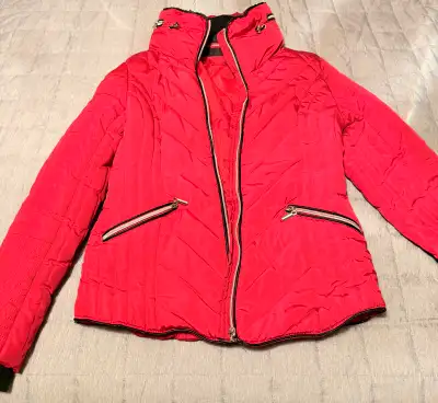 Manteau rouge femme taille M, View more
