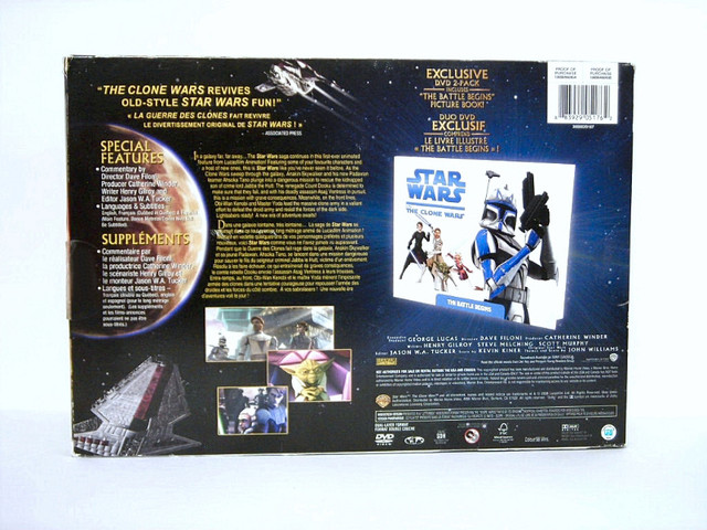 The Clone Wars Exclusive DVD 2-Pack w/Book - SEALED in CDs, DVDs & Blu-ray in Edmonton - Image 4