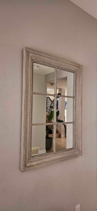 Wooden window mirror for sale