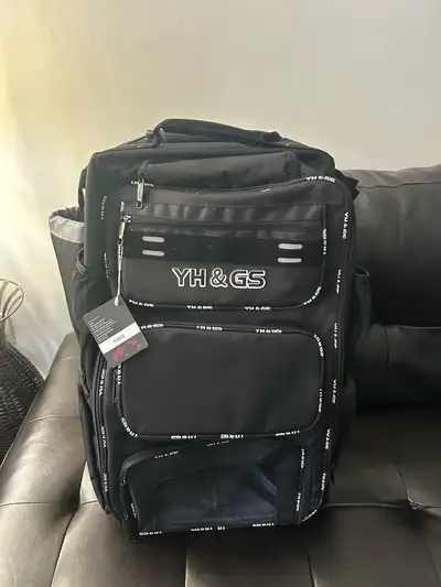 GOTECH Rolling Baseball Bag 70L - Black, View more