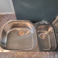 Brand new double undermount stainless steel sink