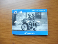 2014 Honda CTX1300 Owners Manual