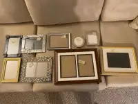 Group of 9 Pictures Frames