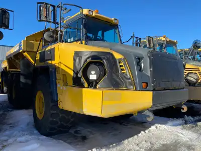 2 identical units to choose from. Both 2019 Komatsu HM400-5 Articulated Rock Trucks. Very clean, one...