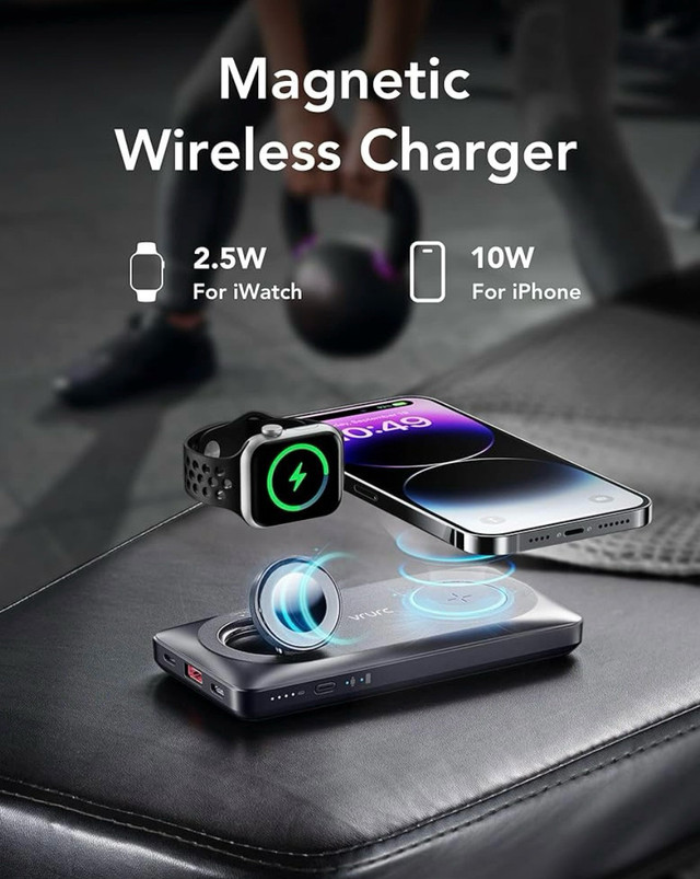 Magnetic 3 in 1 wireless charger in iPads & Tablets in St. Catharines - Image 2