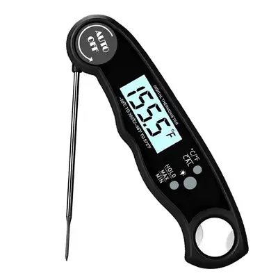 2 Digital Instant Read Meat Food Thermometer Black, View more