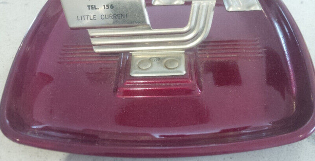 Metal Art-Deco Style Ash Tray, Golden Fuels, Little Current, ON in Arts & Collectibles in Stratford - Image 3