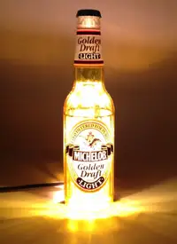 Michelob Golden Draft Bottle Light ~ Bar Decor
