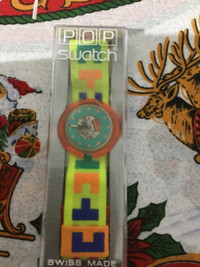 1991 Funky Pop Swatch Watch for Men /Women, Rare Swiss Swatch