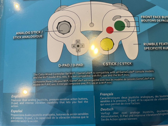 Nintendo GameCube Controller - Third Party Brand New, Sealed in Older Generation in Saint John - Image 3