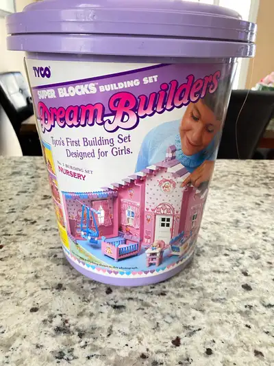 1990 Tyco Dream Builders Nursery Playset Building Blocks , View more