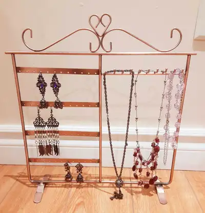 copper jewelry stand , View more