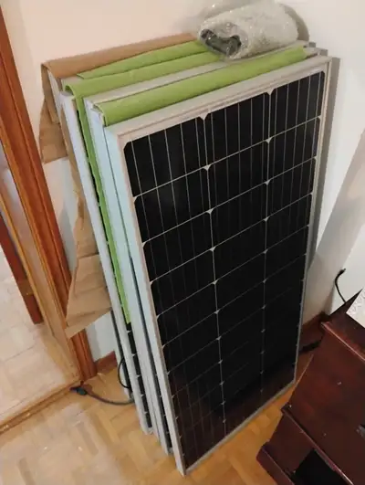 6 x 100w solar panels, View more