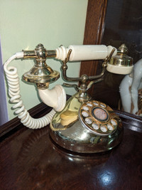 Vintage Korea made rotary dial land phone