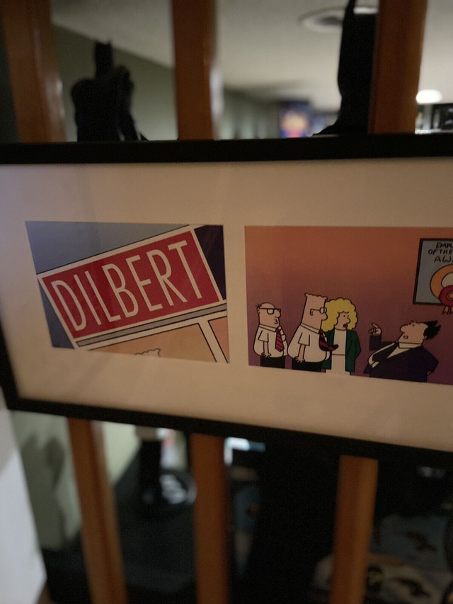 Dilbert  Avery Advertising strip rare. 57” x 10” in Arts & Collectibles in Markham / York Region - Image 2