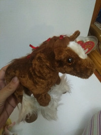 TY Beanie Baby: 'Hoofer' the Clydesdale Horse 2001