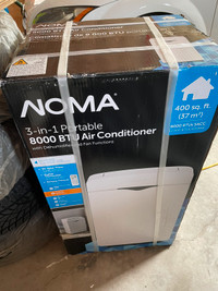 NOMA 3 in 1 cold air conditioner 8000 btu  w remote control