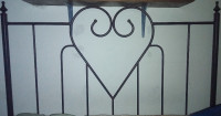 Wrought Iron Headboard and Footboard (Queen)