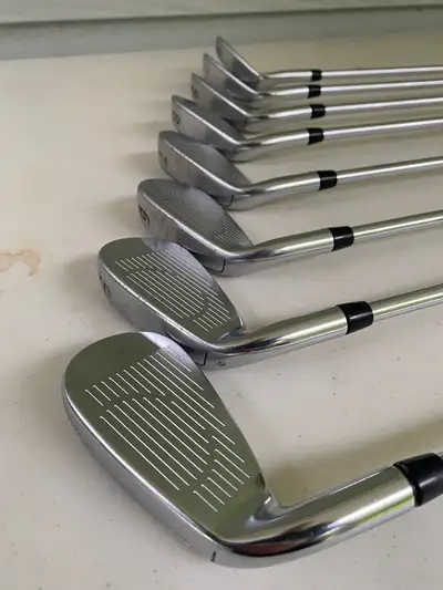 Extremely forgiving. 4,5,6,7,8,9,PW,GW. (Right handed) Regular flex Bigger club face to add more dis...