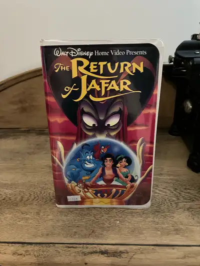 The Return of Jafar VHS Tape Disney