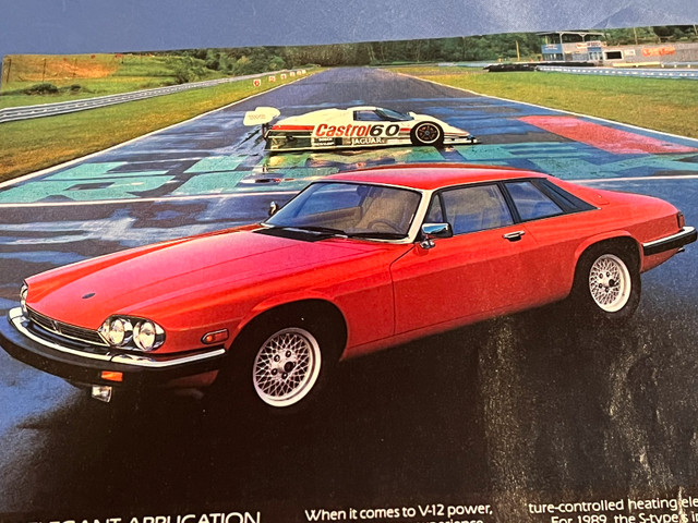 1989 Jaguar XJ-S Original Ad in Arts & Collectibles in Calgary - Image 3