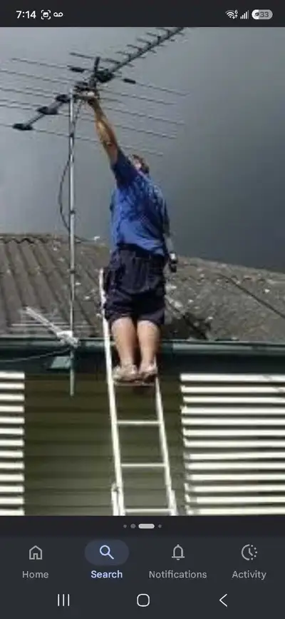 Need your tv antenna taken down give a shout