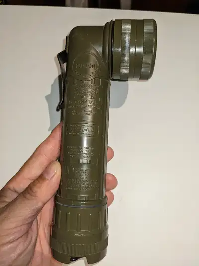 Vintage Fulton MX-212/U Military Flashlight, View more