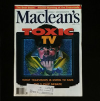 June 17 1996 Maclean's Magazine Manning TOXIC TV Beer Boom