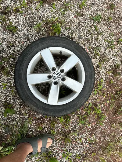4x 205-55-16 tires and rims and winter tires. 16” Rims in great condition, tires in ok shape! The pr...
