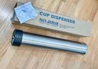 San Jamar C3400P 6-24 oz Stainless Steel Pull Type Beverage Cup