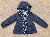 girls sz6 OshKosh fleece lined light spring-fall jacket like new