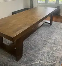 Solid mango wood 8 seater dining table