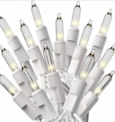 NEW PREXTEX 100 Ultra-Bright Clear Christmas Lights, View more