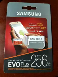 Samsung Evo Plus 256gb Microsd card