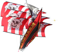 X-Kites 3D Supersize Pirate Ship-CAN-B00272O5AA