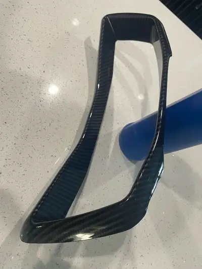 C8 Carbon trim for around gauge cluster. Not real carbon fiber but looks amazing.